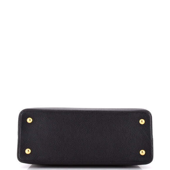 Louis Vuitton Capucines Bag Leather Mm #231573L24B - Picture 4 of 8